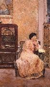 Edouard Vuillard Maxi Er portrait of his wife at home Spain oil painting artist